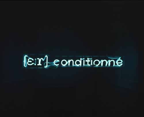 erconditionné Neon letters